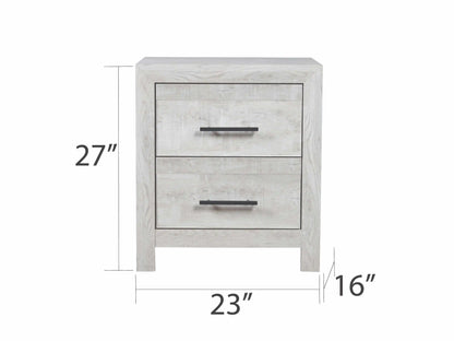 Queen 5PC Convertible Adjustable Height Antique Style Storage Bedroom Set Made with Wood in Natural for Hotel Apartment