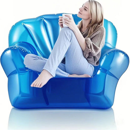 Waterproof Portable Adult Inflatable Sofa, Suitable for Family Use and Outdoor Camping, Load Capacity: 330 Pounds