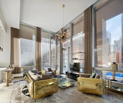 Italian BOCA Style Full-skin High-grade Stainless Steel Intensive Light Luxury Sofa Furniture