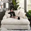 Direct Factory's Compressed Sofa Set Foshan China Fabric Sponge Upholstered Bed Living Room Furniture Vacuum Roll Packed Box