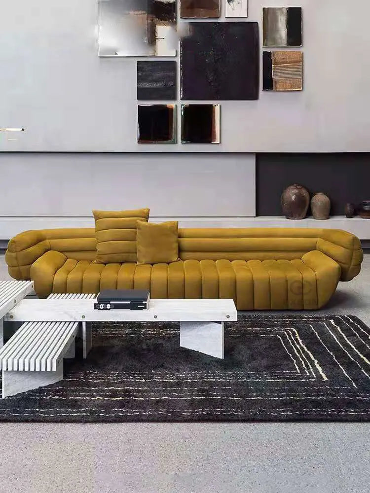 Italian Postmodern Fabric Sofa Designer Nordic Large Apartment Sofa Villa High-end Living Room