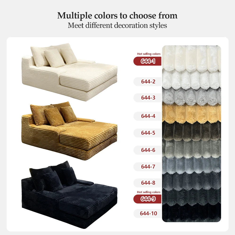 Module Compression Sofa Set Modern Combination Vacuum Living Room Fabric Compressed Furniture Made in China Foshan Factory