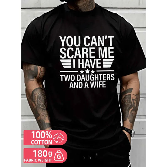 Unisex Funny Modern Design Printed T-Shirt Slight Stretch Graphic Tees Daddy Gift Essentials for Men