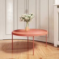 KINNO Nordic Japanese Style Iron Furniture Modern Simple Design Living Room Corner Table Set for Small-Sized Rooms Coffee Table