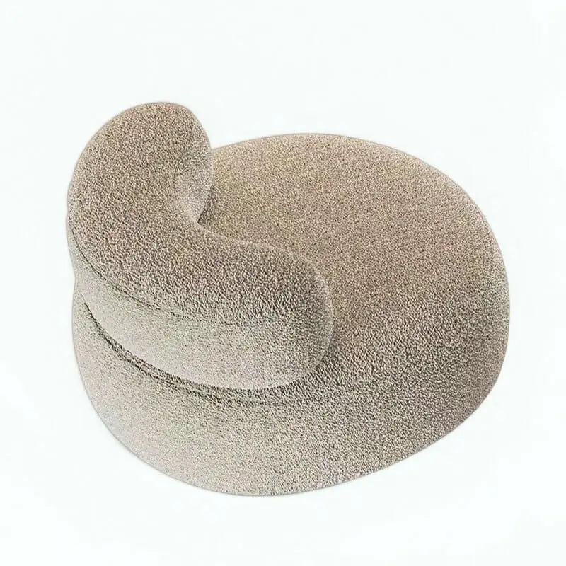 Moon Shape Comfortable Fabric Sectional Sofa Vacuum Compress Interior Design Living Room Furniture for Home Apartment Villa