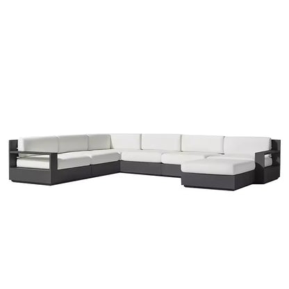 Nordic Outdoor Aluminum Modern Sofa Set Waterproof Garden Patio Furniture with Combined Features for Hotels