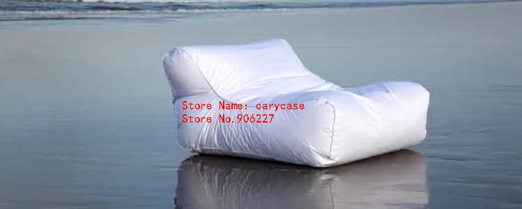 UV resistant Waterproof Extra Large Pool Floats Adult Bean Bag Outdoor Lounger Chair, two people beanbag sofa