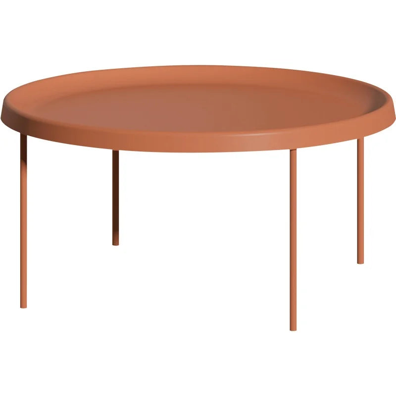 KINNO Nordic Japanese Style Iron Furniture Modern Simple Design Living Room Corner Table Set for Small-Sized Rooms Coffee Table