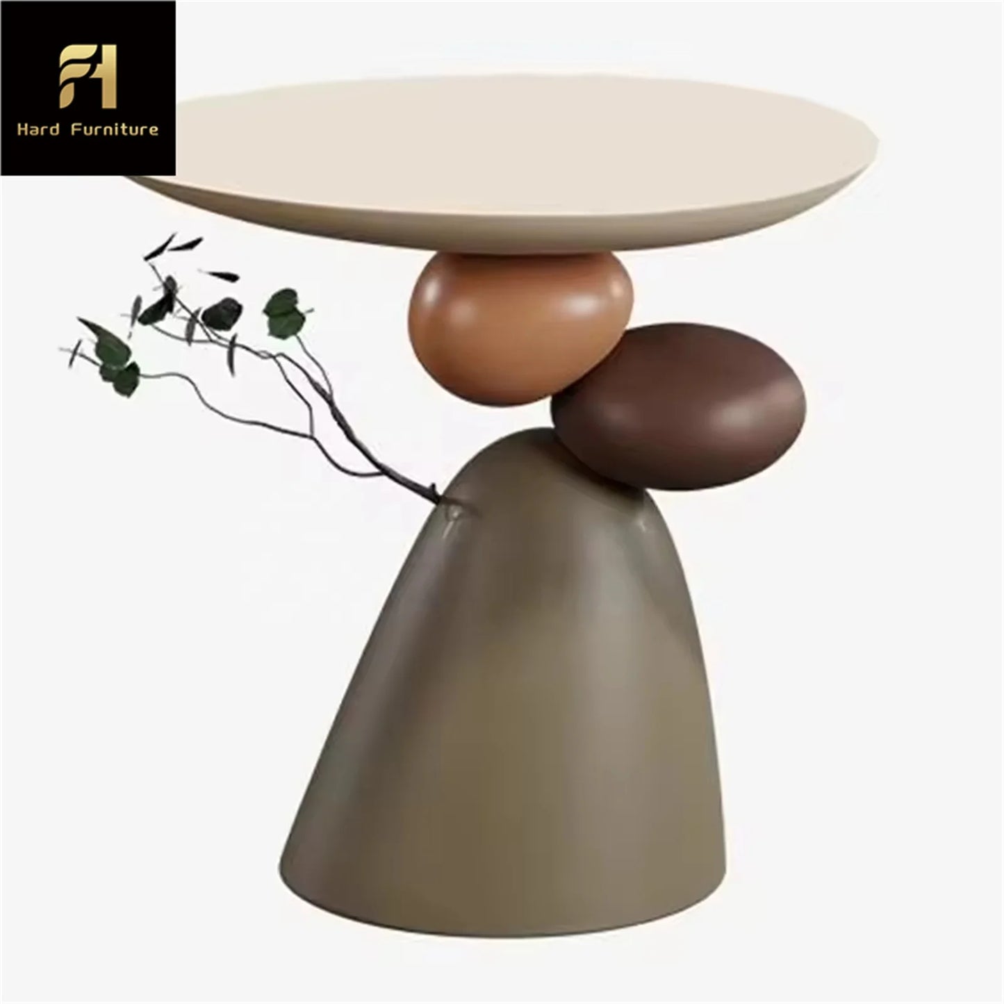 Modern Simple Resin Coffee Table Ins Design Interior Furniture for Home Office Living Room for Hotels Villas Decoration