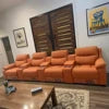 Lurxuy Multi-Function Electric 3 2 1 Sofa Set Modern Home Theater Leather Sofa Smart Living Room Sofa Furniture Set