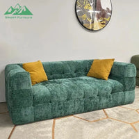 Wayon Modern L-Shape Sofa Bed Set 2 Seater Sectional Sofa for Living Room and Dormitory Use