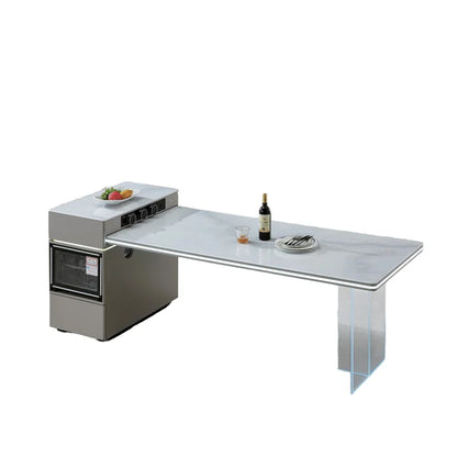 Modern Design Extendable Dining Desk Wooden Panel with 3-4 Drawers for Home Furniture in Hotels and Apartments