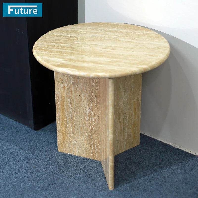 Luxury Designer Best Selling Rustic Industrial Style Marble SideTable for Living Room Center Piece and Home Decor
