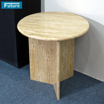 Luxury Designer Best Selling Rustic Industrial Style Marble SideTable for Living Room Center Piece and Home Decor