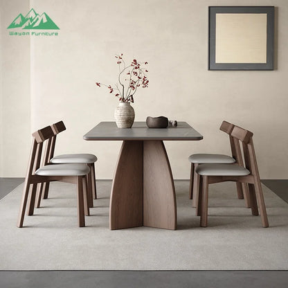 Wayon Luxury Aesthetic Living Room Furniture Trendy Large Dinner Table for Modern Home Decoration