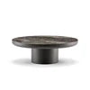 Italian-designed Living Room Table Round Natural Marble Center Table Coffee Table Set in Luxurious Modern