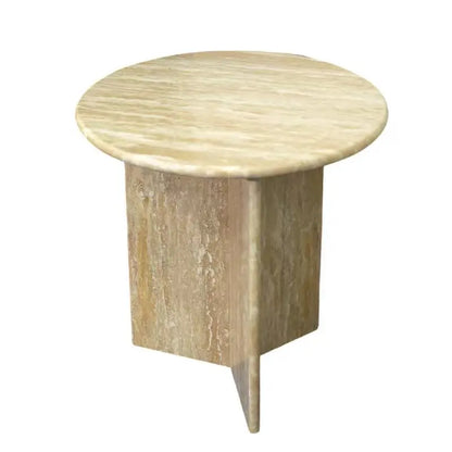 Luxury Designer Best Selling Rustic Industrial Style Marble SideTable for Living Room Center Piece and Home Decor