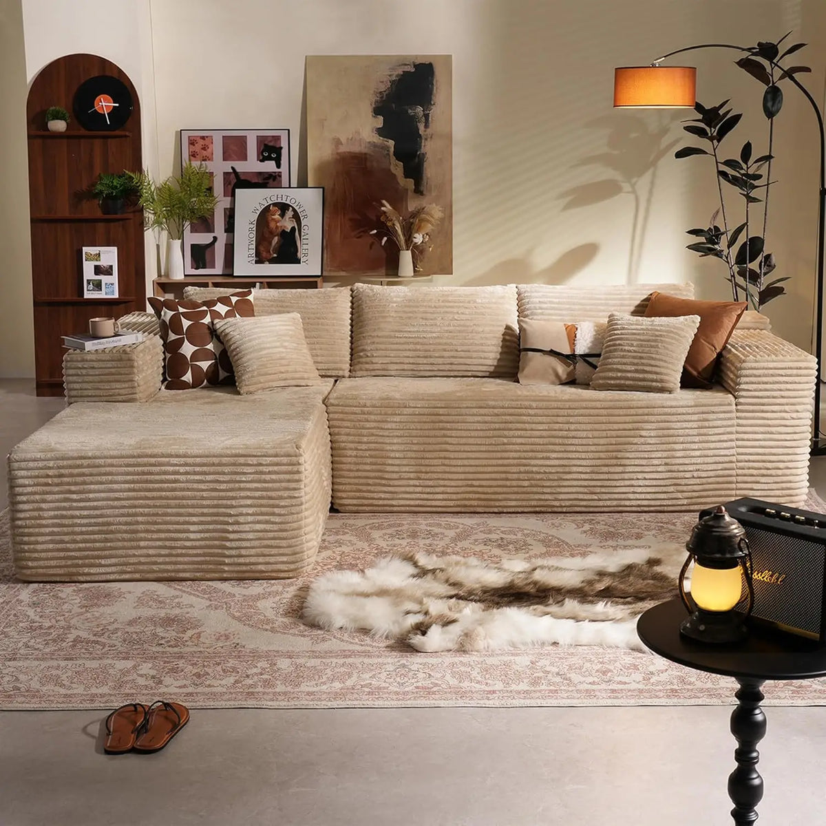 l Shape Modular Apartment Sofa Modern Vacuum Roll Compression Sofa Sectional Furniture Living Room