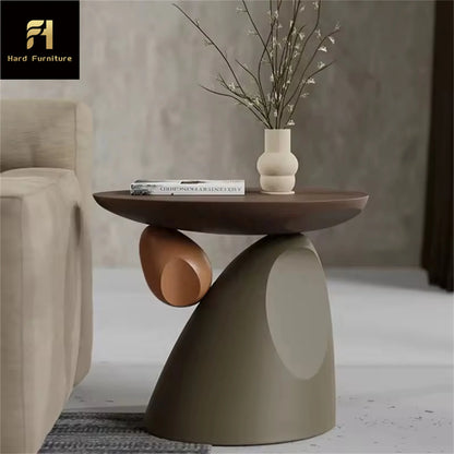 Modern Simple Resin Coffee Table Ins Design Interior Furniture for Home Office Living Room for Hotels Villas Decoration
