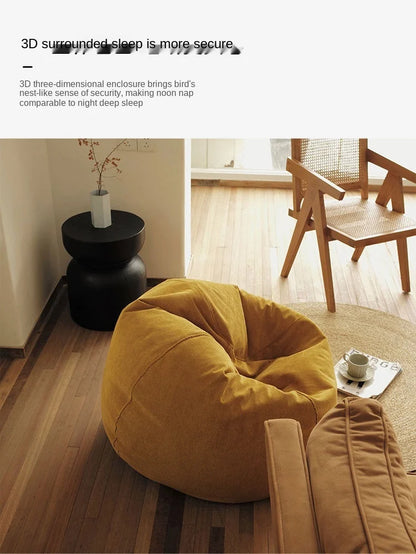 OTAUTAU Adults Children Corduroy Bean Bag Cover Without Filler Beanbag Pouf Chair Puff Salon Corner Seat Game Movie Sac DD005
