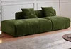 L-shaped Corner Set Noble Consort Combination Chenier Modern Style Straight Row Sponge Filled Fabric Sofa