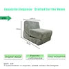 Modern Single Convertible Sofa Bed Full Sponge Folding Compressible Lazy Reclining Foldable for Small Spaces-Bedroom Living Room