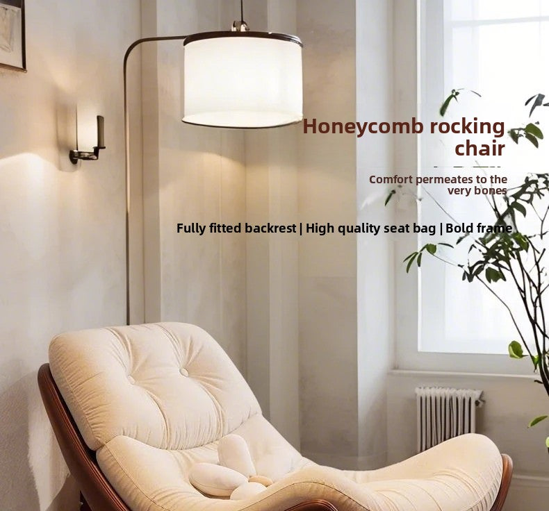 Lazy Sofa Rocking Chair Bedroom Lounge Chair Carefree Adult Living Room Single Balcony Leisure Rocking Chair Recliner Chairs