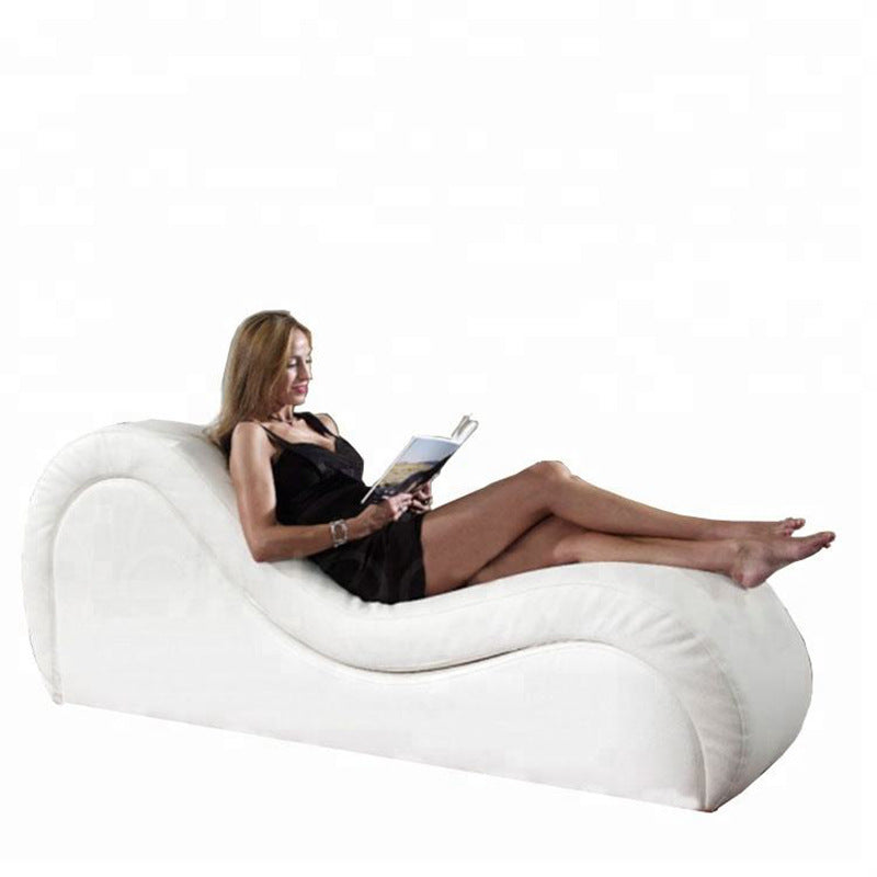 Hotel Bedroom Couple Lounge Chaise Sofa, Casual Reclining Love Seat, Modern Intimacy Chair for Couples