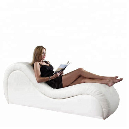 Hotel Bedroom Couple Lounge Chaise Sofa, Casual Reclining Love Seat, Modern Intimacy Chair for Couples