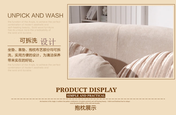 Curved fabric sofa Nordic light luxury personalized creative sofa Modern simple special-shaped living room combination round