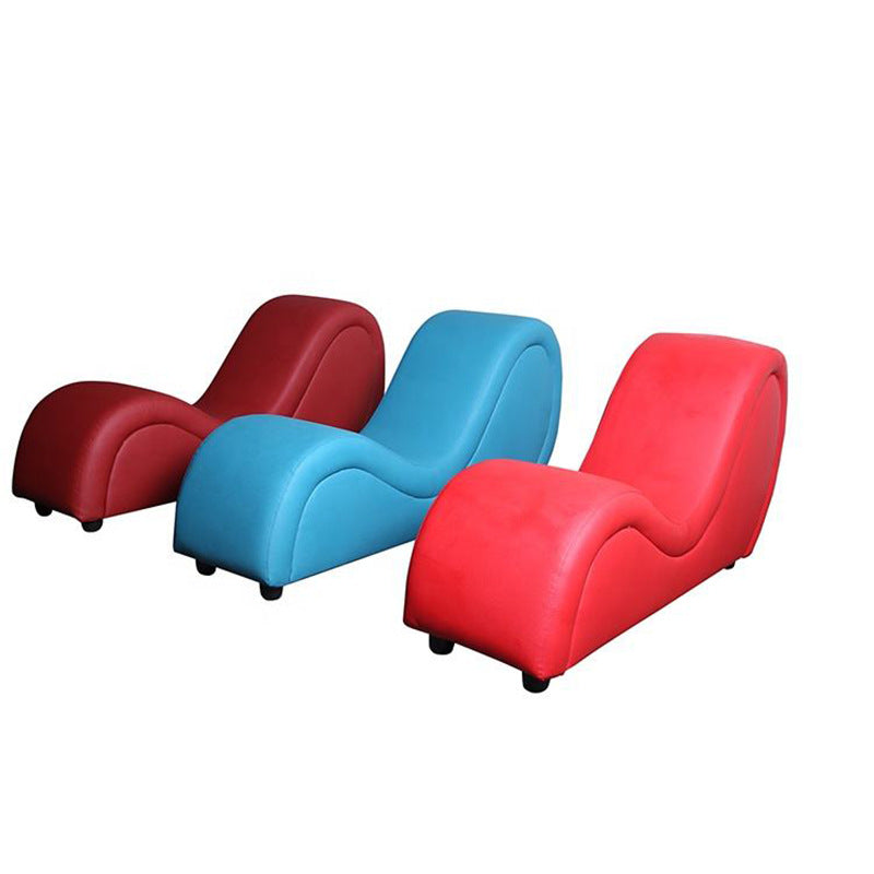 Hotel Bedroom Couple Lounge Chaise Sofa, Casual Reclining Love Seat, Modern Intimacy Chair for Couples