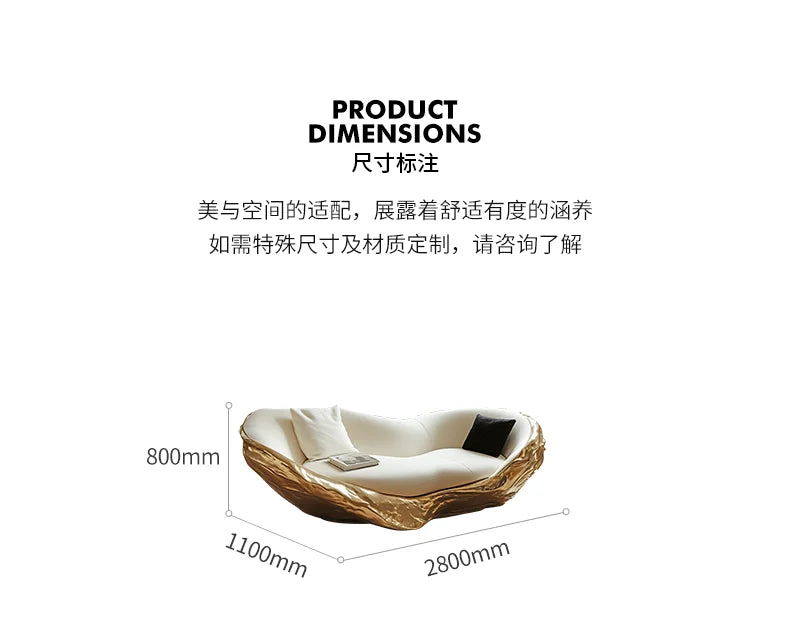 Art postmodern sofa villa large apartment furniture high luxury