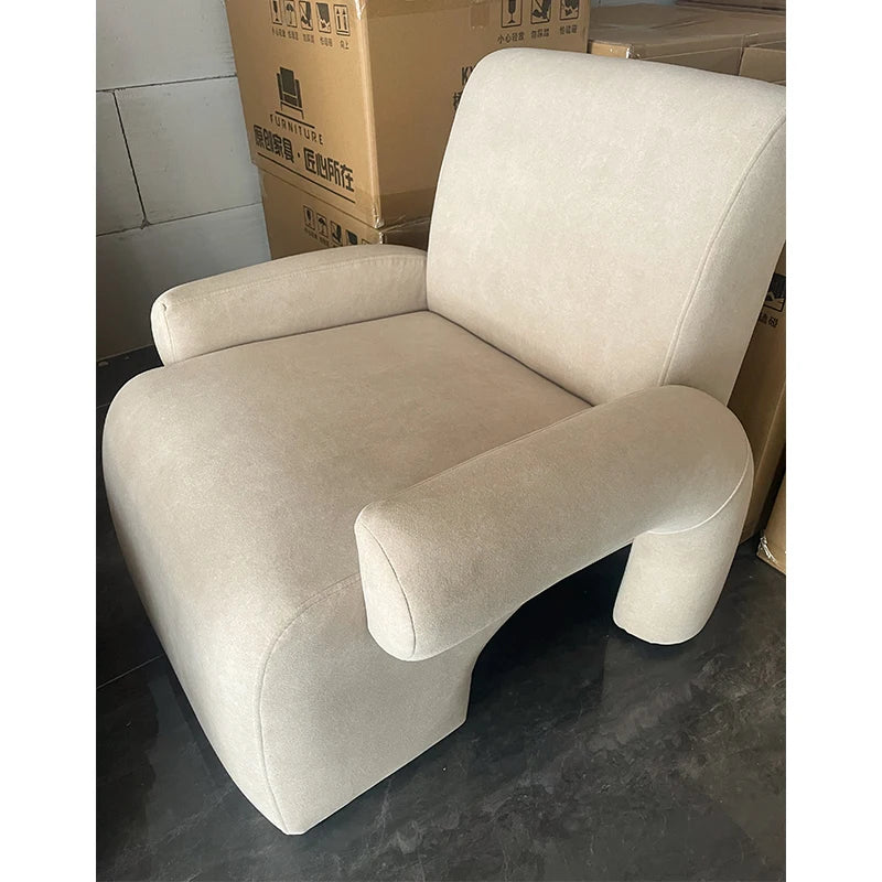 Makeup Designer Living Room Chairs, Nordic Salon Sofa Arm, Relax Bedroom Reading Girl, Sillon Home Furniture