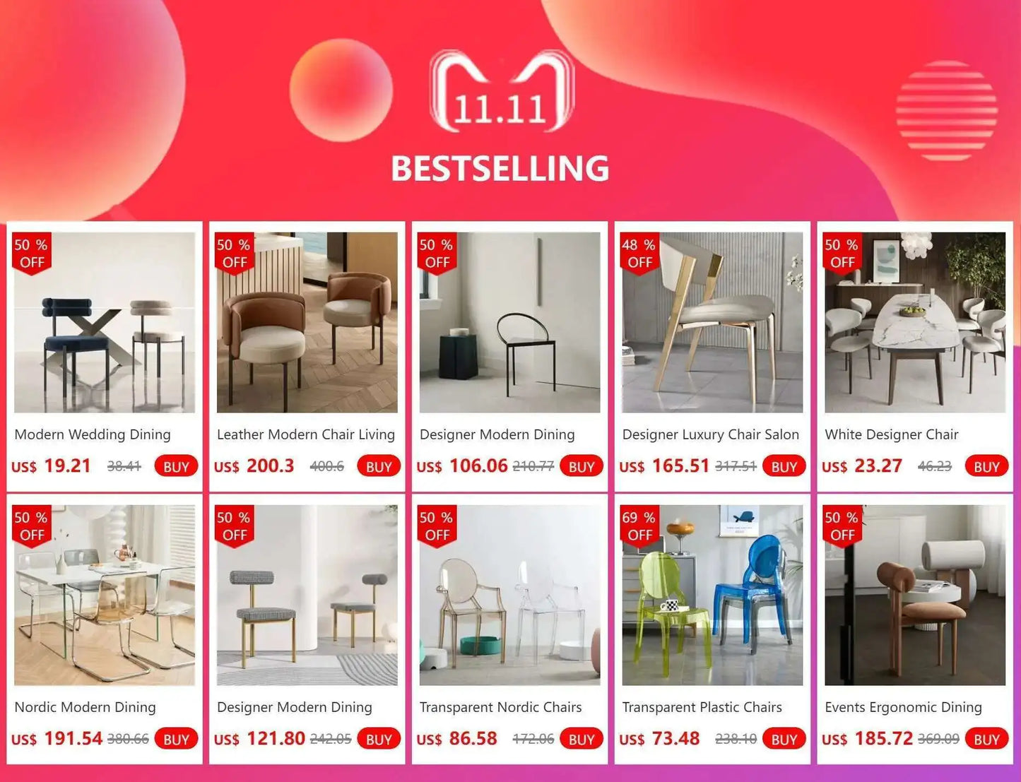 Nordic Plastic Dining Chairs Transparent Lazy Designer Ergonomic Dining Chairs Accent Desk Minimalist Muebles Acrylic Furniture