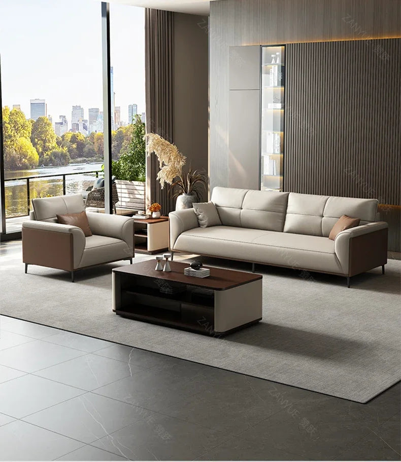 Designer Luxury Living Room Sofa Set Minimalist Beige Sectional Modern Nordic Sofas Puffs Double Canape Salon Home Furniture
