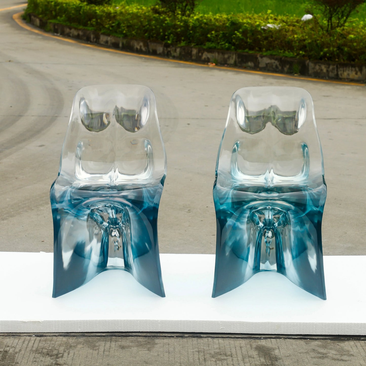 Customize Transparent Luxury Furniture Resin Dinning Chair Chair Handcrafts for Living Room ,hotel, Club