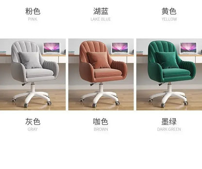 Chair Home Backrest Comfortable Long-Sitting Office Chair College Student Girl Dormitory Study Chairs Makeup Chair Computer