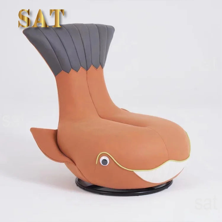 New Creative rotating single person Modern Cartoon Animal Design Living Room Lazy Sofa Chair A