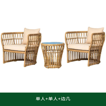 Rattan Garden Furniture Outdoor Sets Unique Modern Home Furniture Coffee Sets Outdoor Lounge High Quality Moveis Jardim Chairs
