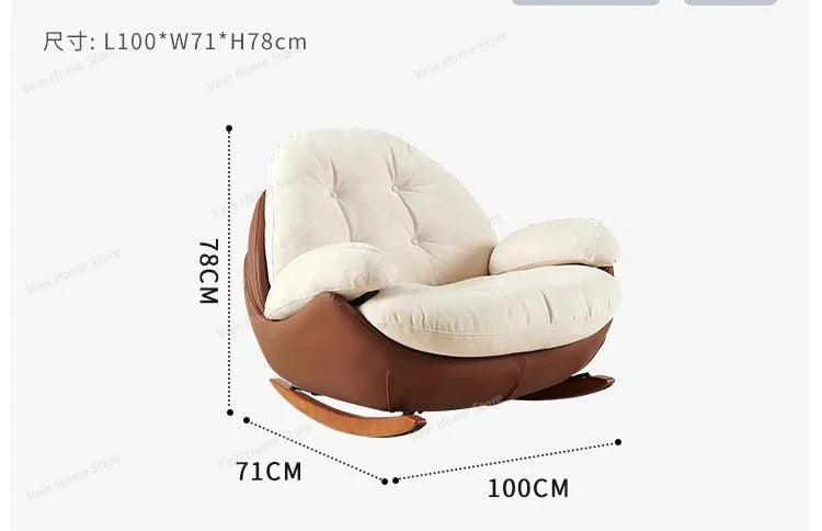Rocking Lounge Living Room Chairs Gaming Mobile Reading Designer Chairs Luxury Bedroom Comfortable Fauteuil Salon Home Furniture