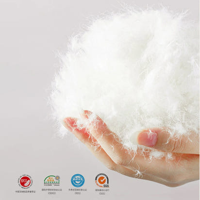 Sondeson Luxury White 100% Goose Down Pillow Down-proof Queen King 100% Cotton Bedding 3D Style