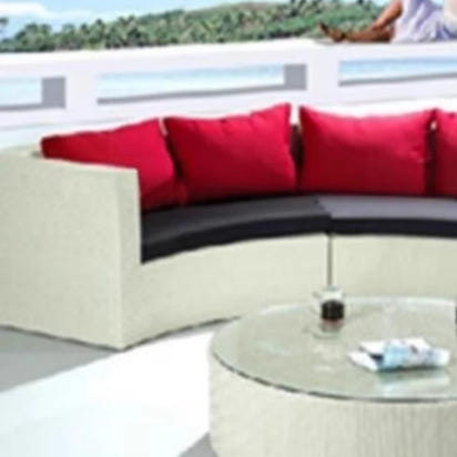 Living Room Combination Garden Sofas Courtyard Simple Lawn Coffee Table Garden Backrest Pe Rattan Furniture Sofá Jardín MHHYSF