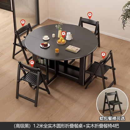 Waterproof Chair Dining Table Breakfast Modern Chair Side Dining Table Space Savers Round Set Sala Da Pranzo Home Furnitures