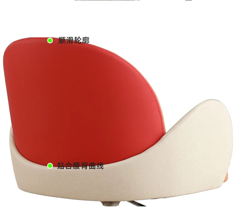 Roller Armrest Office Chair Yellow Soft Modern Study High Swivel Office Chair Ergonomic Relaxing Silla De Escritorio Furniture