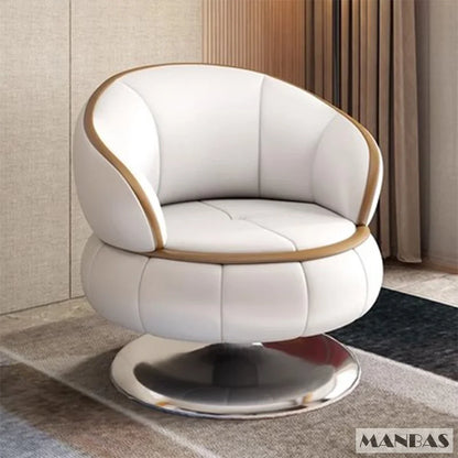 Luxury L-Shaped Genuine Leather Sectional Sofa Sets with USB, Bluetooth Speaker - MANBAS 9037B-1