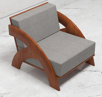 Nordic Luxury Design Solid Walnut Wood Reception Chair Simple Home Hospitality Club Furniture Living Room Hotel Net Red Leisure