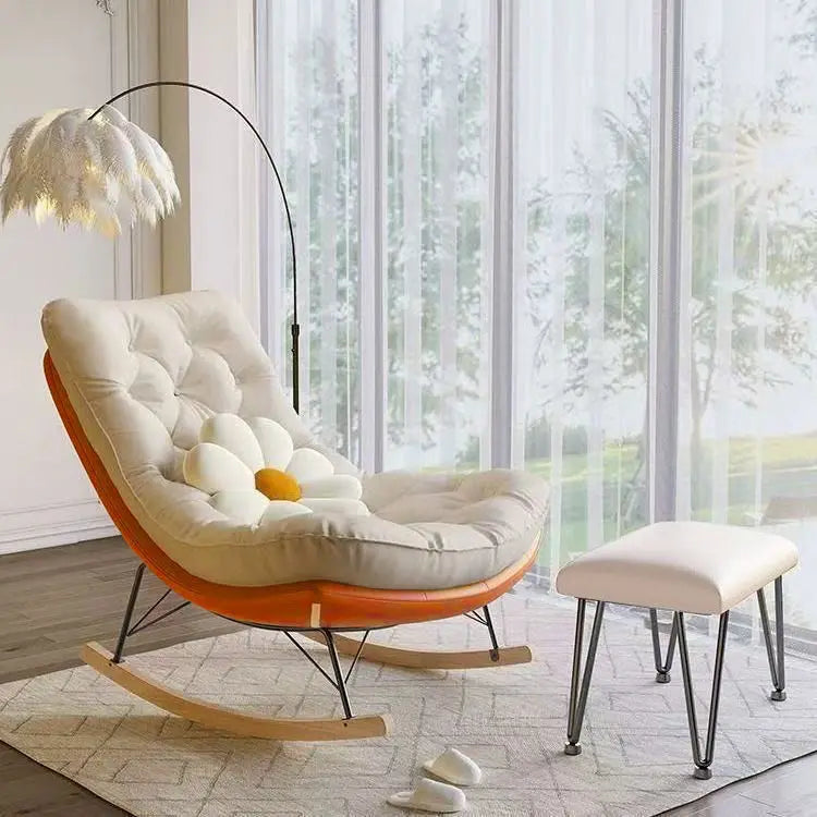 Lazy sofa honeycomb rocking chair household balcony rocking  simple leisure back reclining sofa