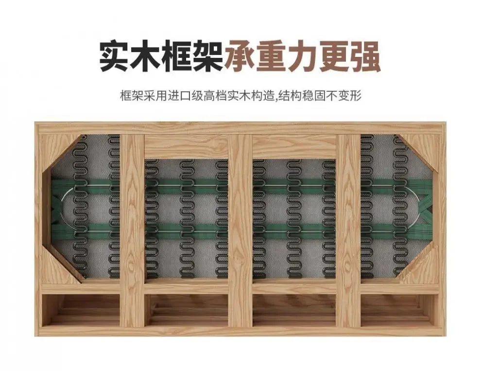 Leather latex office sofa, piano key combination sofa
