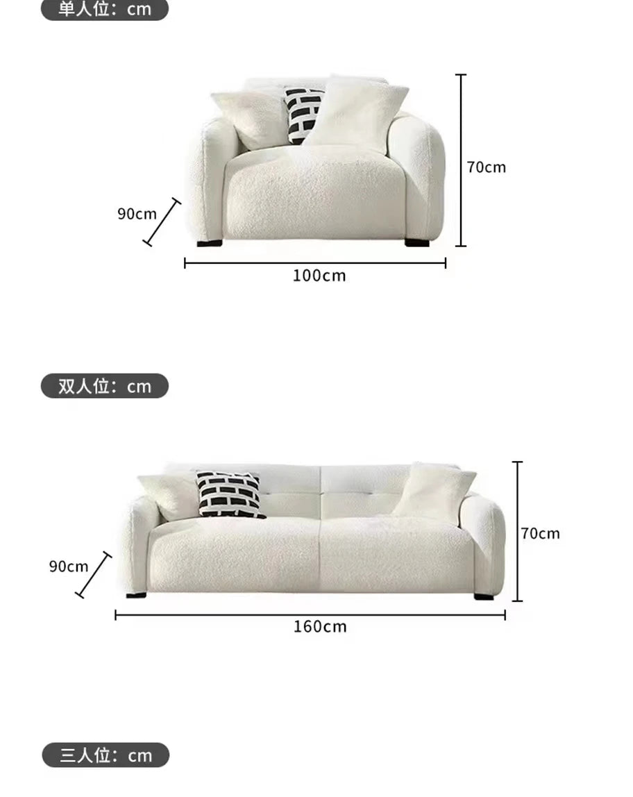 Luxury Romantic Sofa Puff Living Room Modern Comfortable Sofa Nordic Style Accent Divani Da Soggiorno Home Furniture