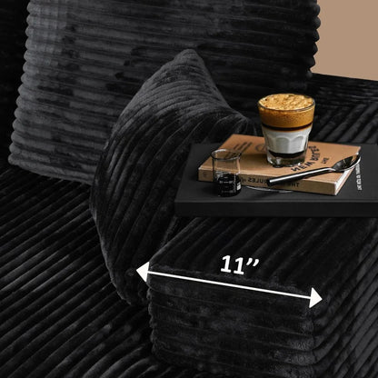 108” Cloud Boneless Couches for Living Room，Modular Sectional Cloud Couch with Deep Seat,Comfy Boneless L Shaped Couch-Oversized